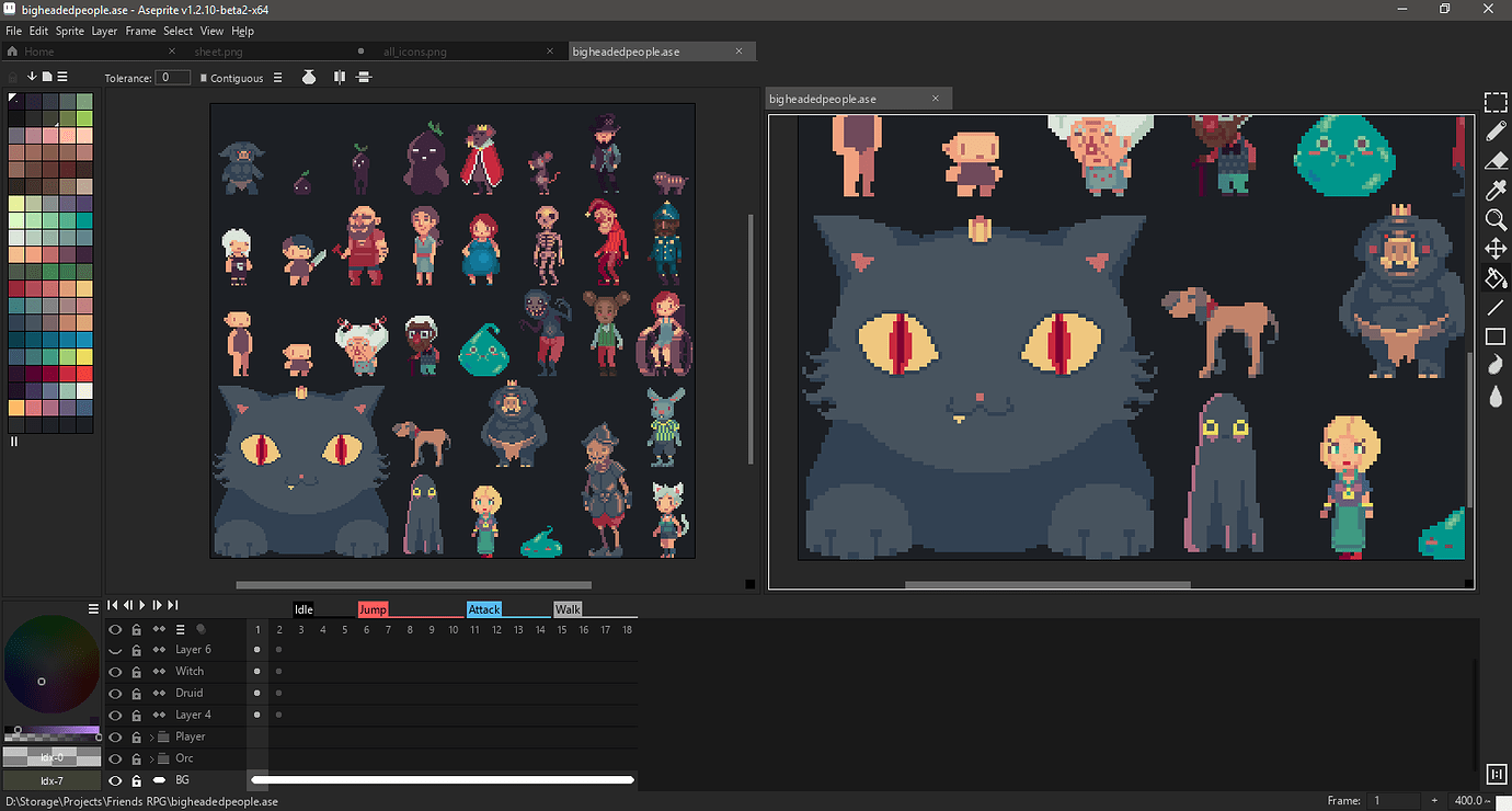 aseprite dark theme aseprite dark theme