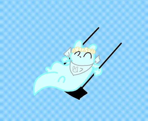 专拐老大给画的萌萌蛞蝓猫蓝莓！