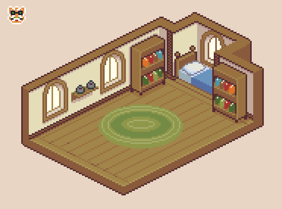 isometric james room