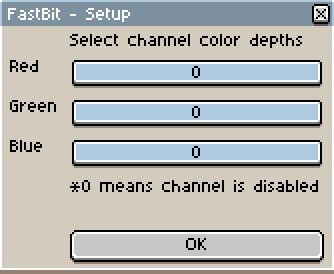 Setup Dialog