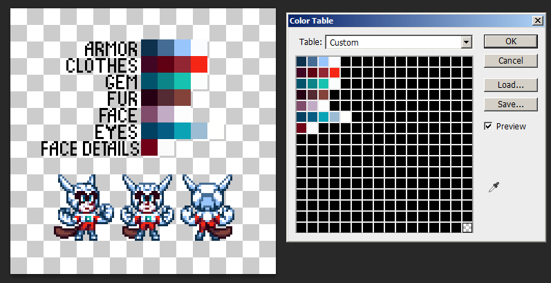 aseprite load palette