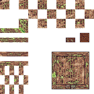 Corrupted Wood Tileset