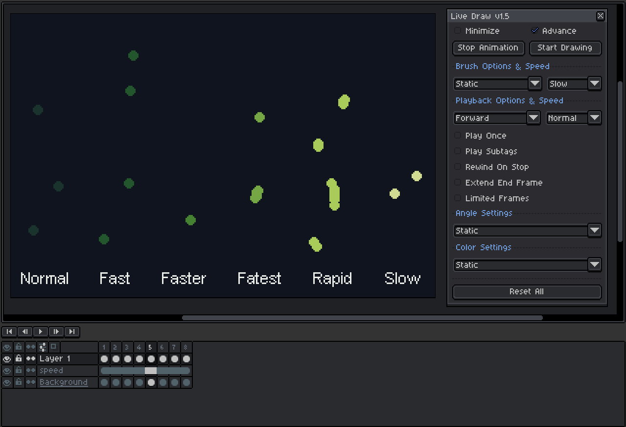 brush speed