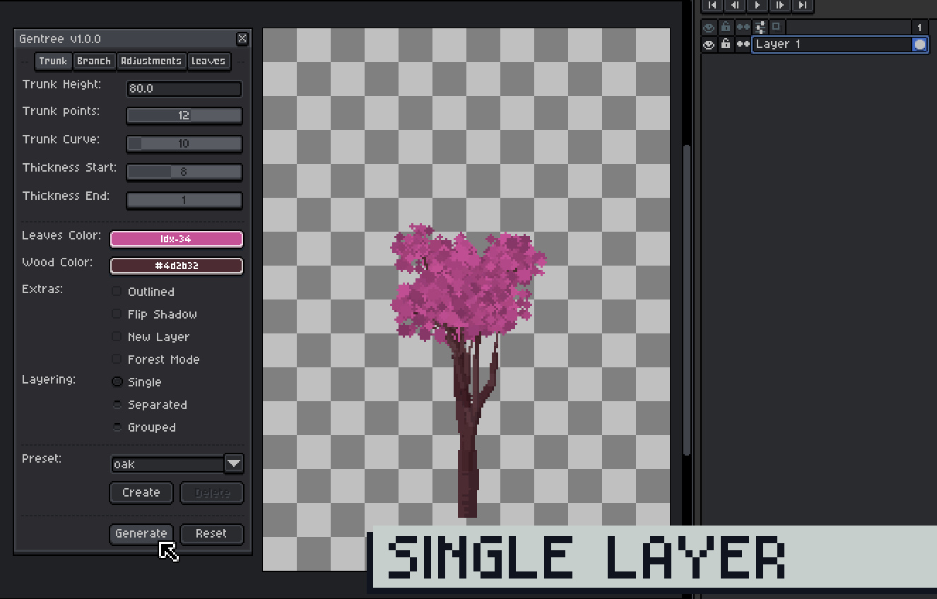 layer option demo-export